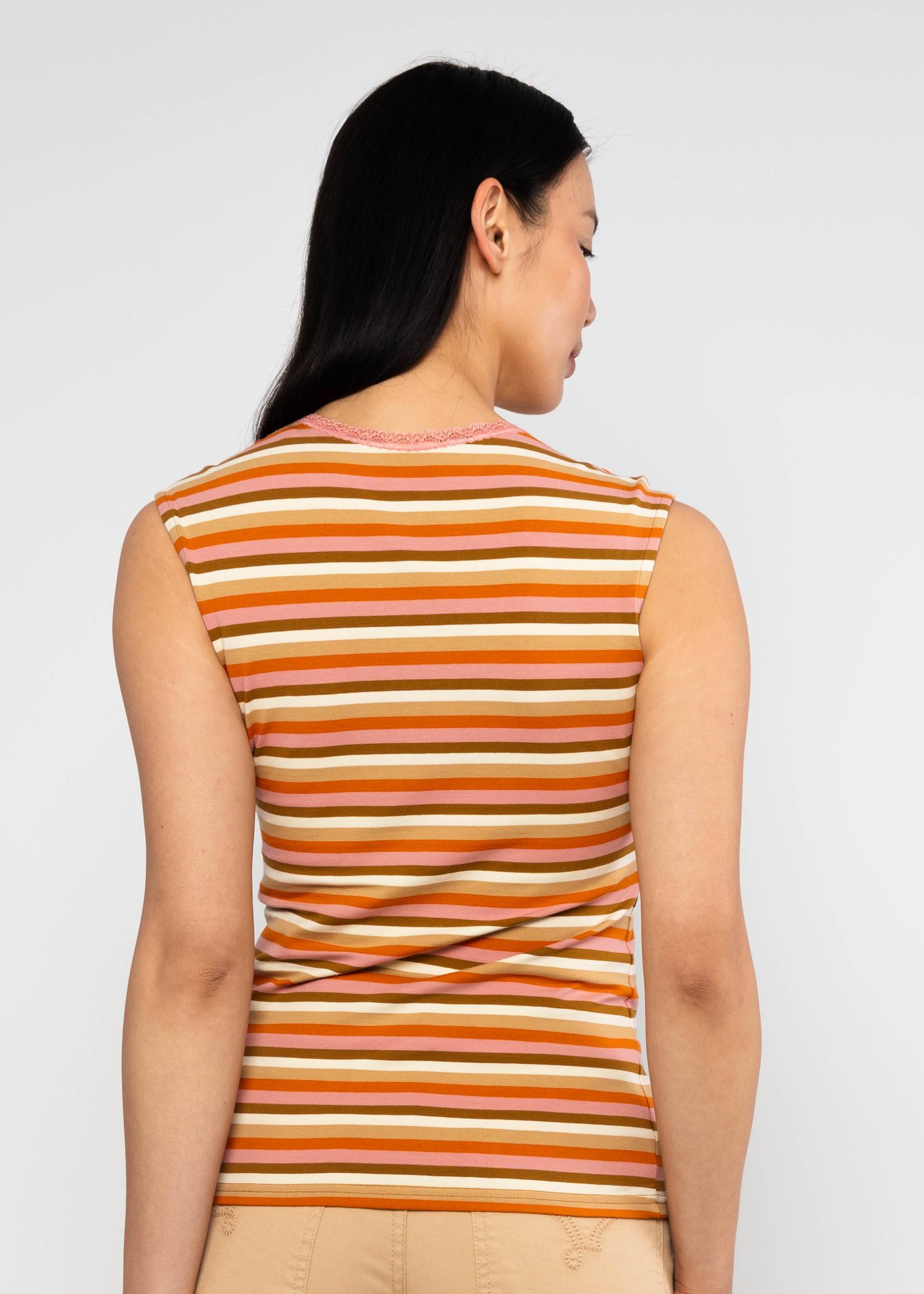 Top Let Romance Rule, blushing sunbeams stripes, Shirts, Braun