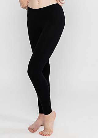 Cotton Leggings Lovely Legs, black and strong, Leggings, Black