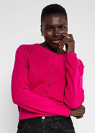 Cardigan Sweet Knit, pink dragon fruit knit, Cardigans, Pink