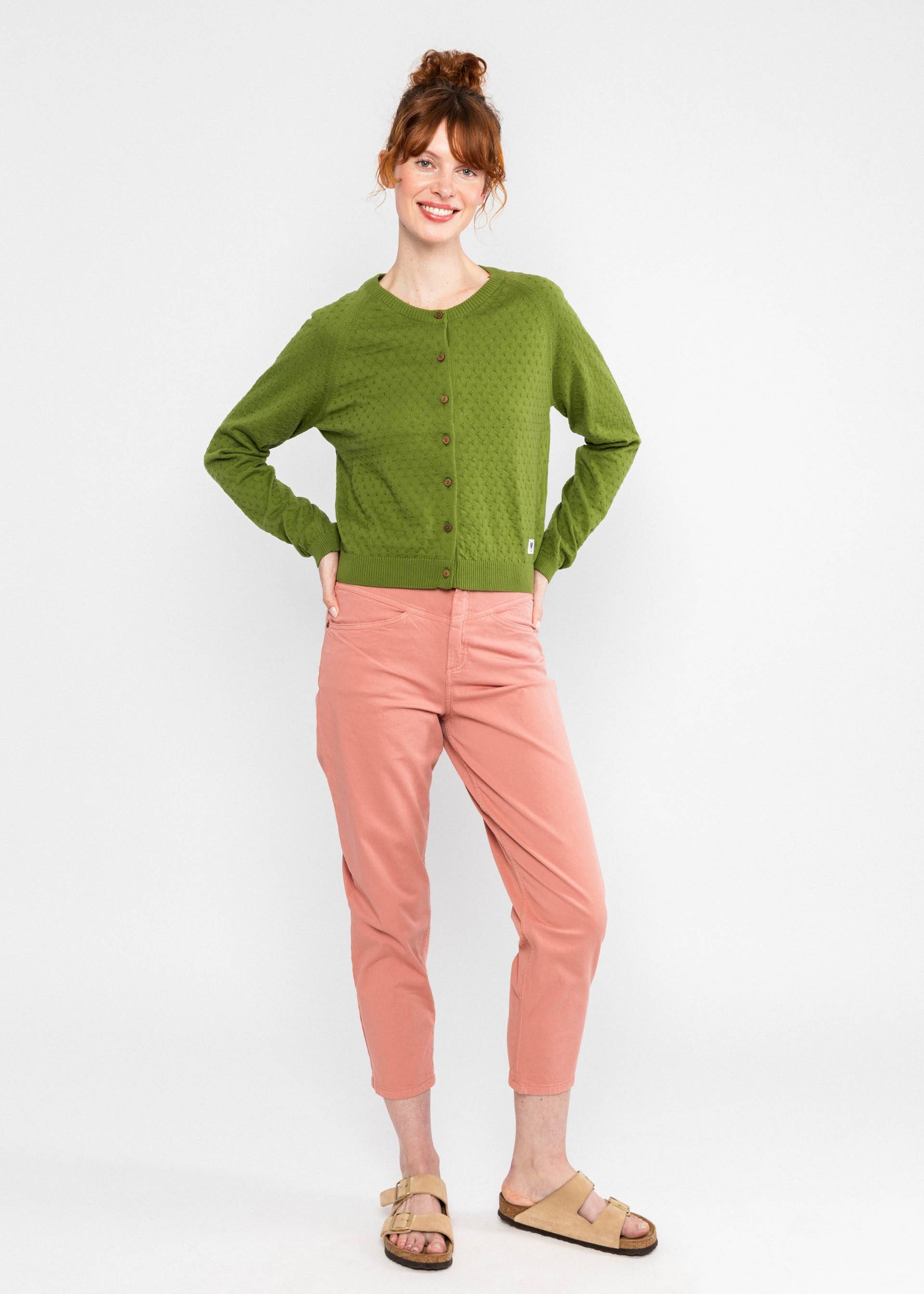 Cardigan Sweet Knit, green kiwifruit knit, Cardigans, Green