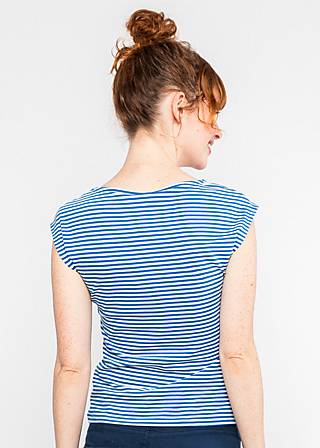 Top Vintage V-Neck, blue viva el sol! stripe, Shirts, Blau