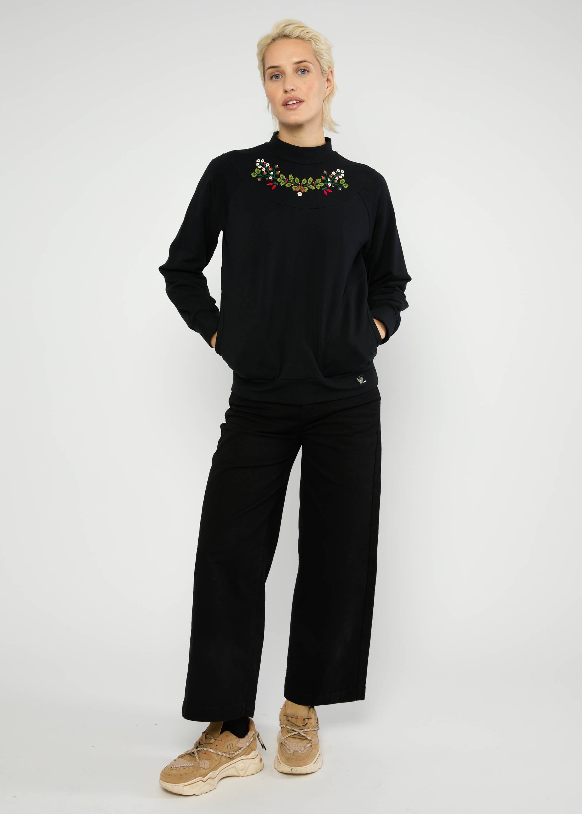 Sweatpullover Day by Day, back to black, Sweatshirts & Hoodies, Schwarz