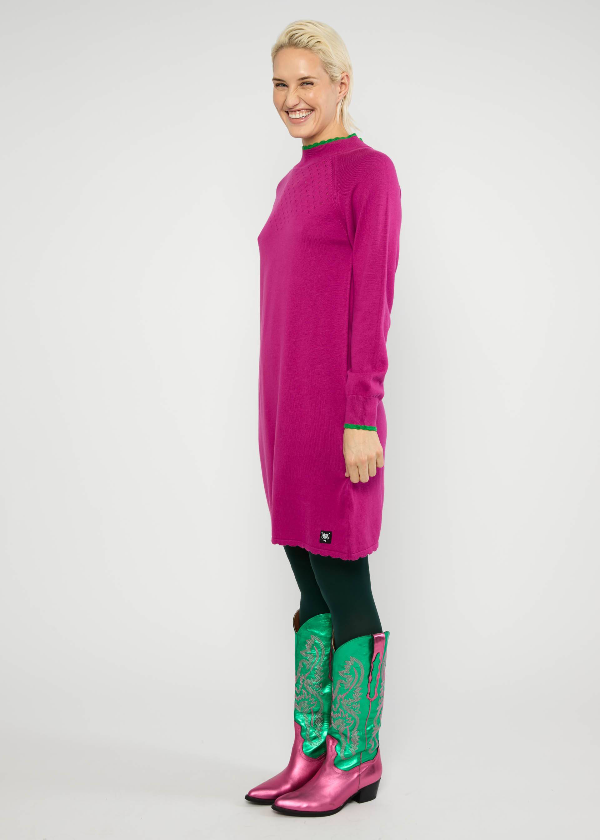 Strickkleid Deliciously Easy, raspberry glow pink, Kleider, Rosa