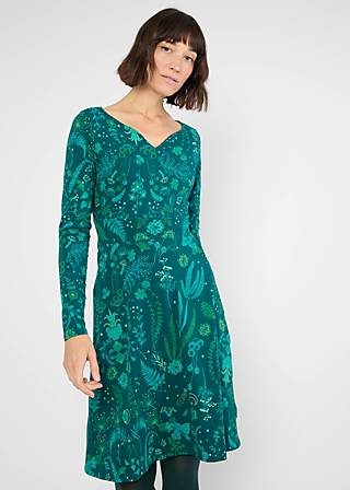 Jerseykleid Froggy Queen, magical night walk, Kleider, Grün