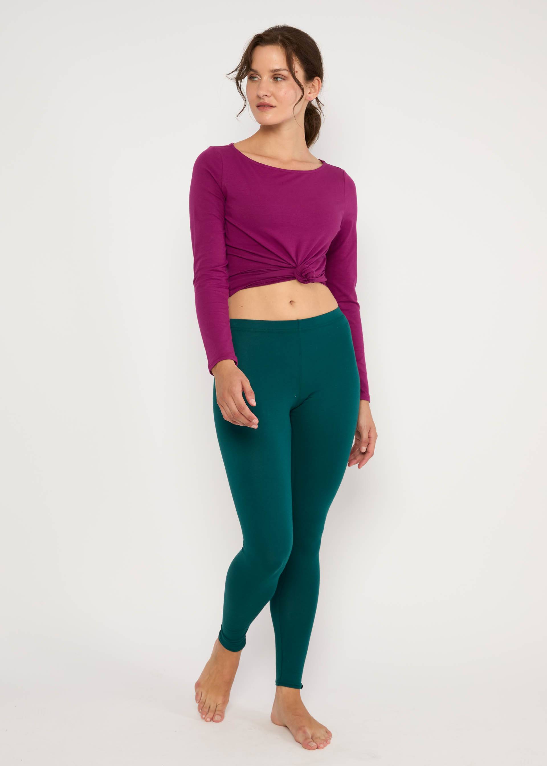 Cotton Leggings Lovely Legs, teal pearl, Leggings, Turquoise