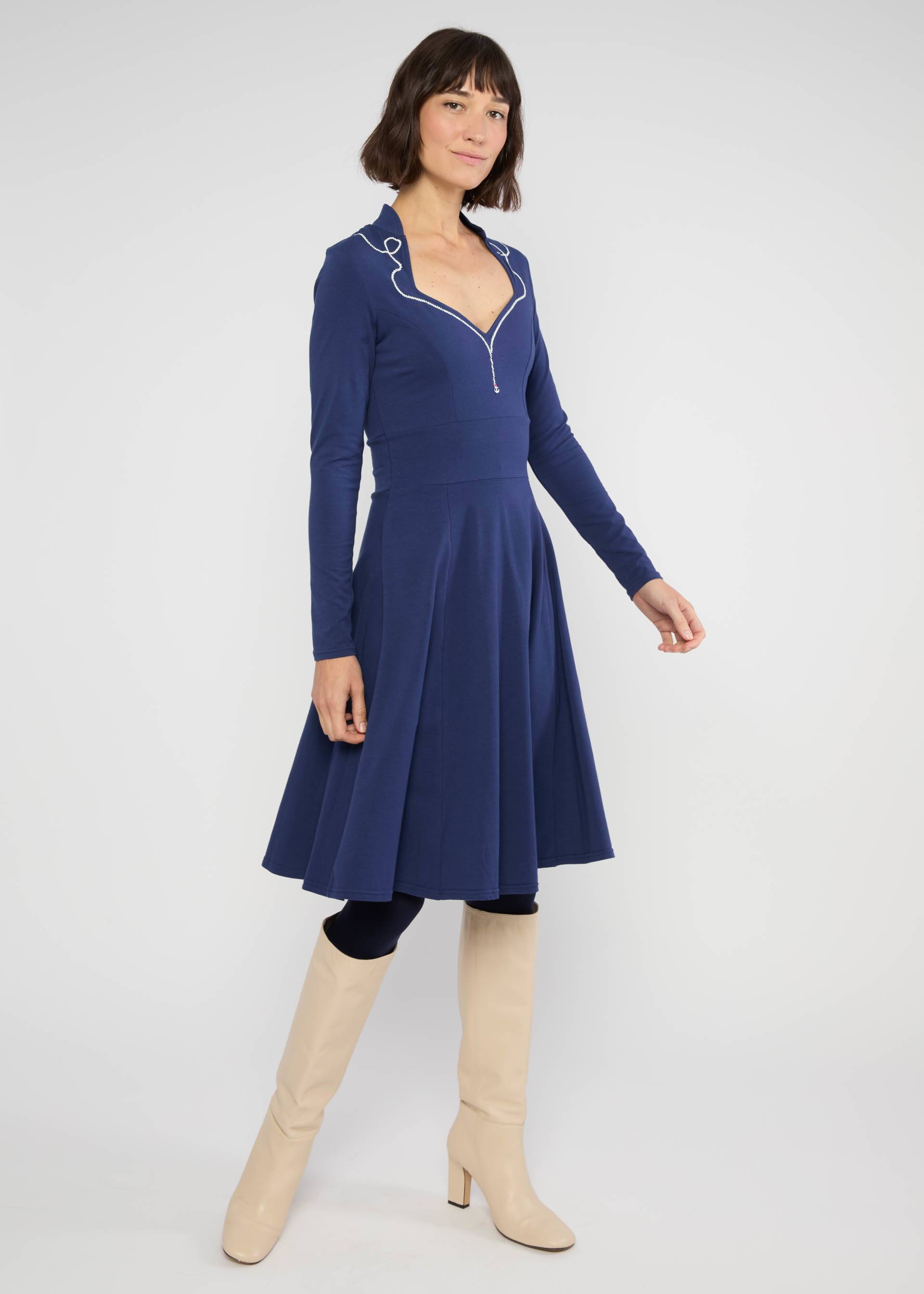 Jersey Dress Miraculous Power Tralala, blue marina, Dresses, Blue