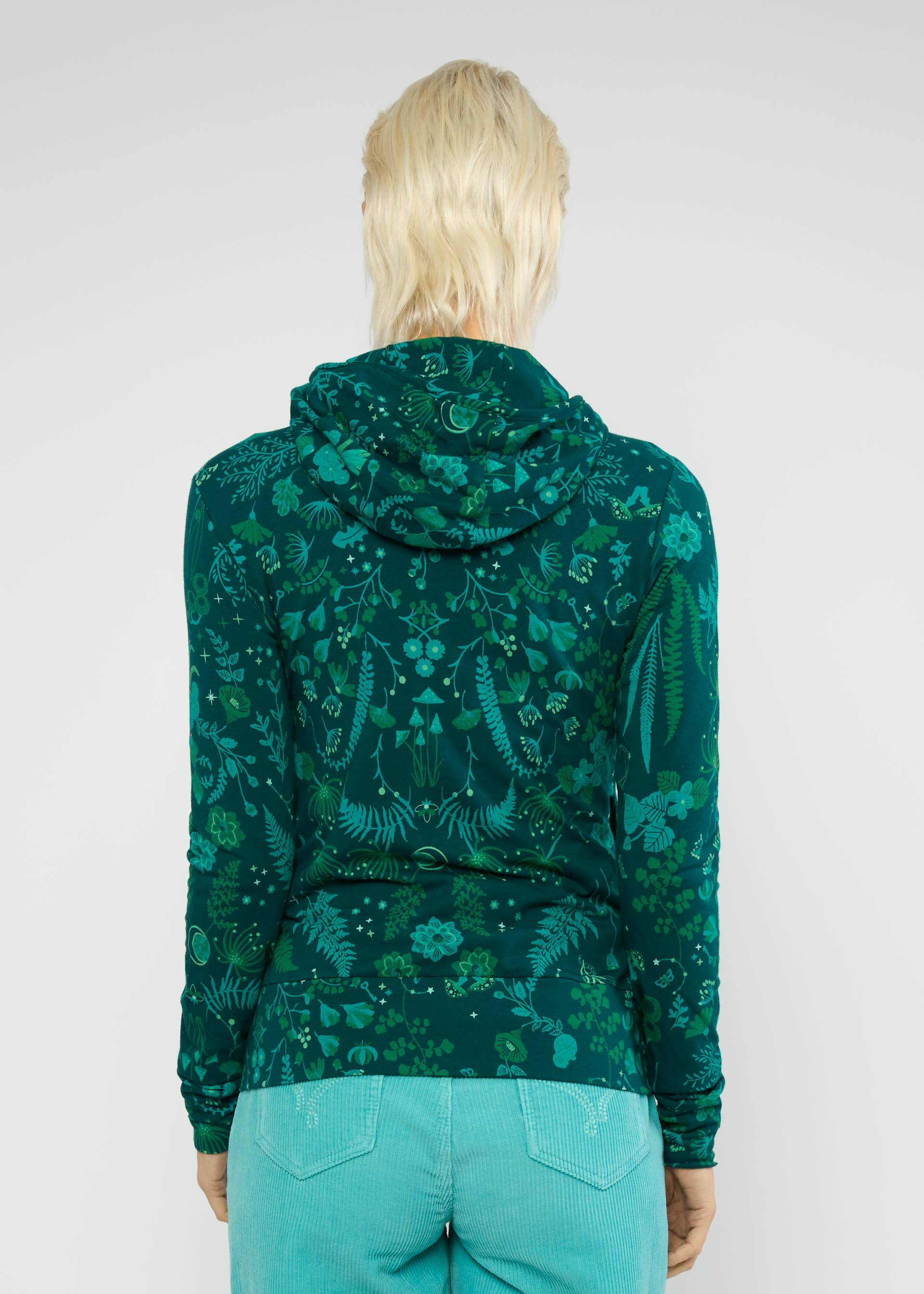 Kapuzenjacke Scuba Duba zip up, magical night walk, Sweatshirts & Hoodies, Grün