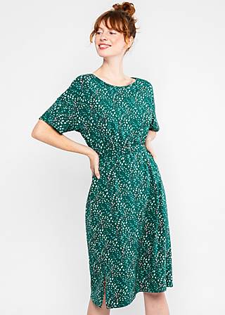 Jerseykleid Easy Goes Happy, sparkling light reflection, Kleider, T&uuml;rkis