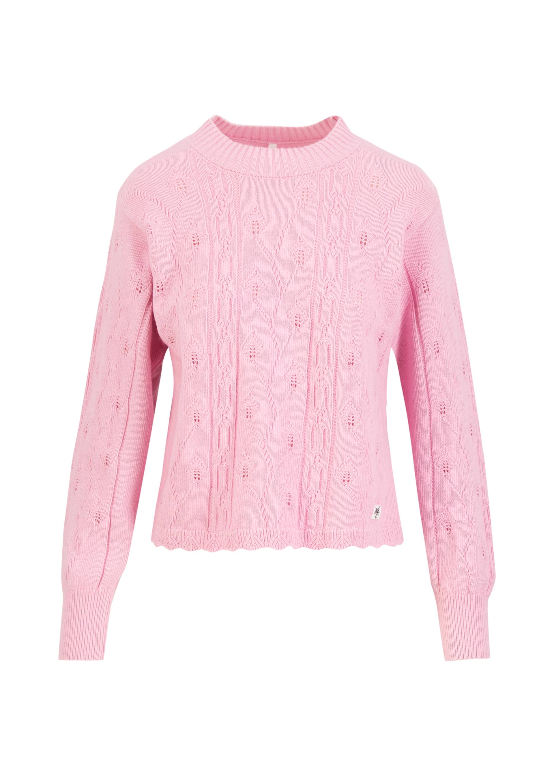 Strickpullover Fine Craft Crew, soft cold pink, Strickpullover, Rosa