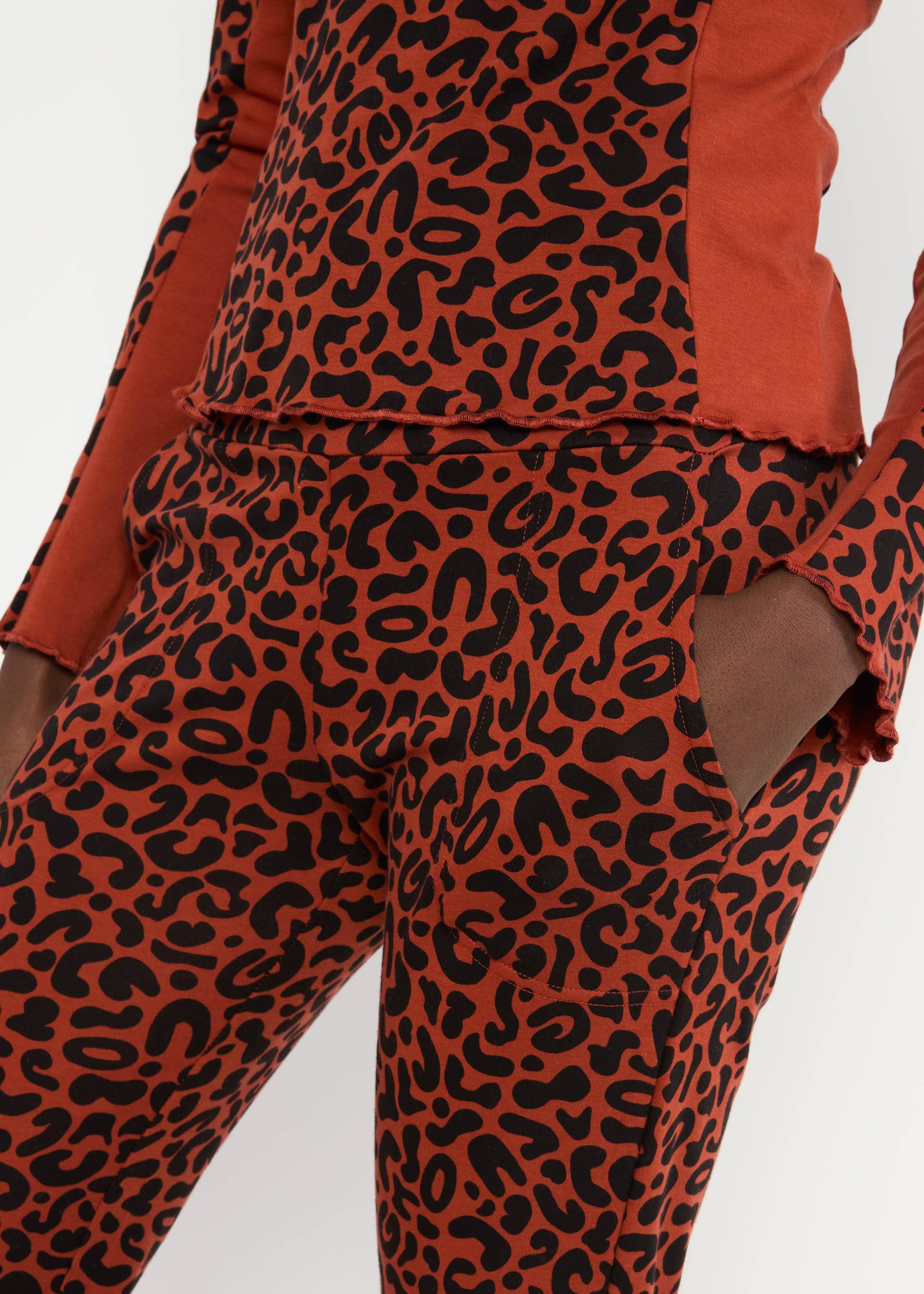 Schlaghose Flare Vibe, leo or no leo, Hosen, Braun