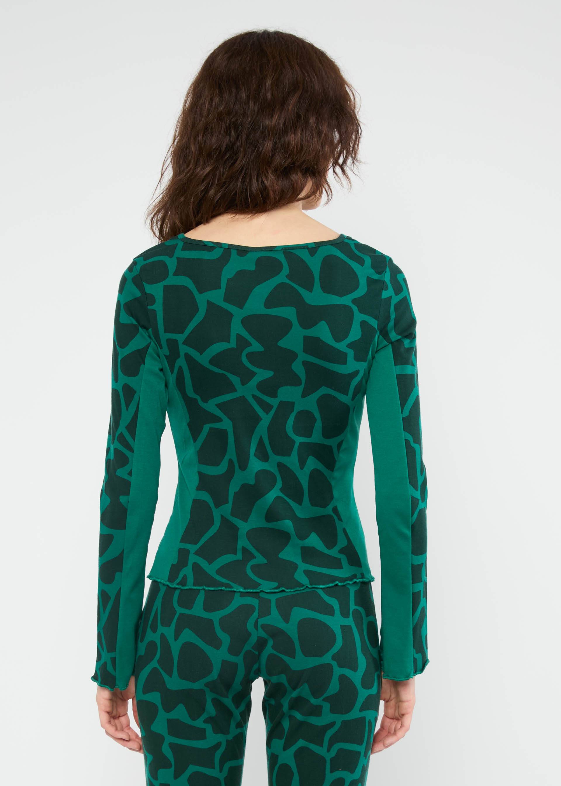 Longsleeve Sleek Lines, the shape of me, Shirts, Grün