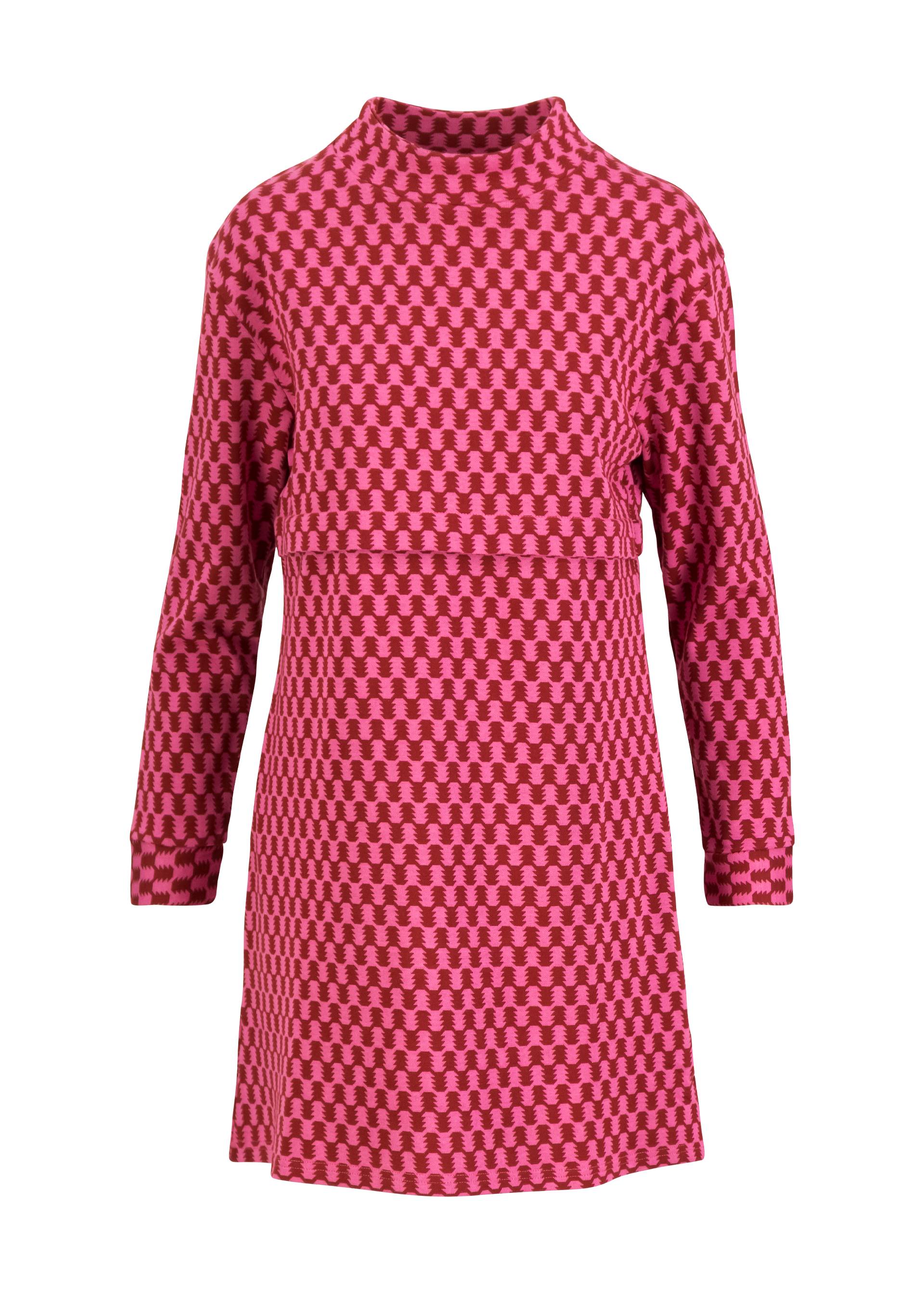 Herbstkleid Wild Side Moments, pink urban check, Kleider, Rosa
