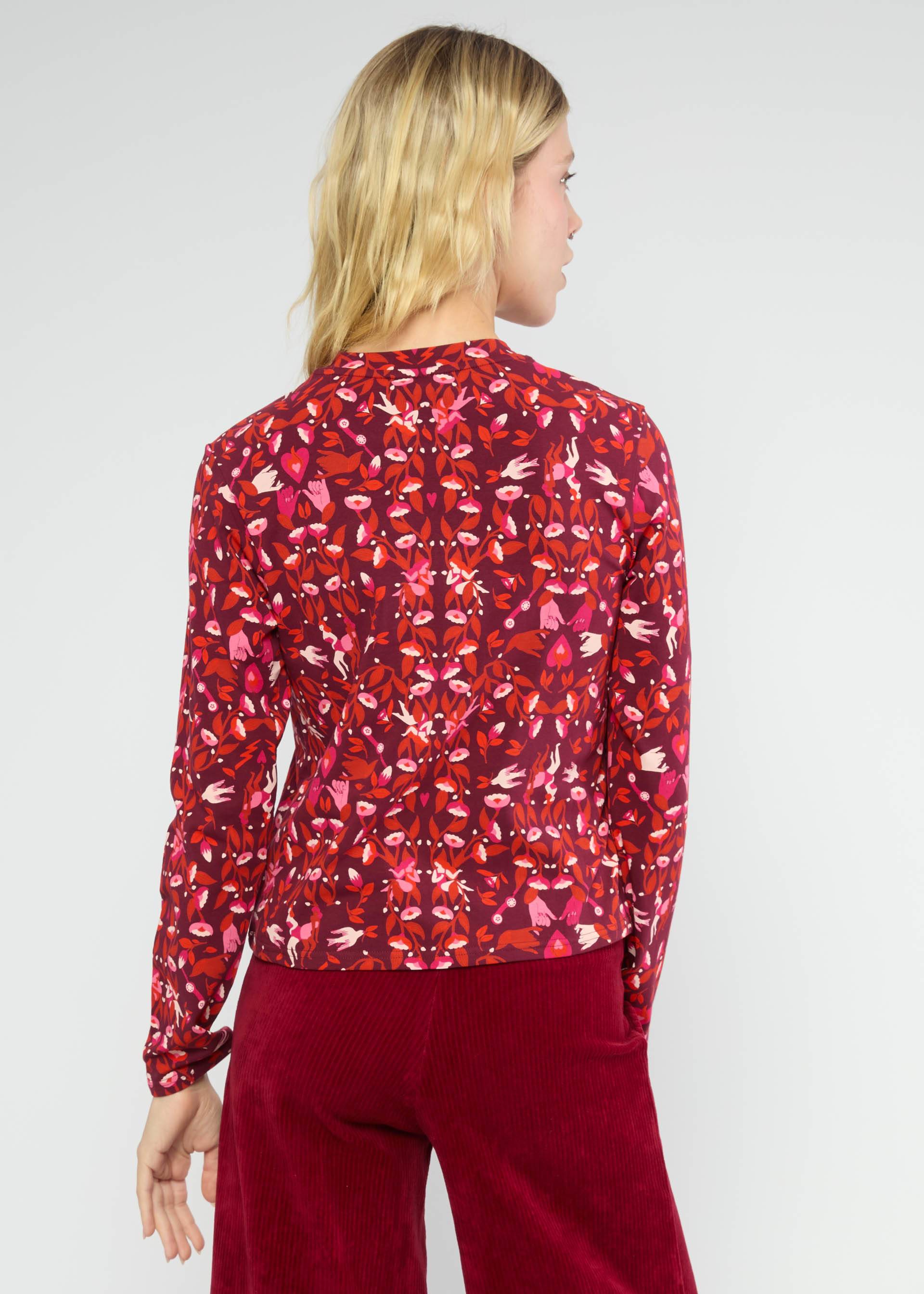 Longsleeve Radiant Rebels Crew, soul sisters, Shirts, Lila