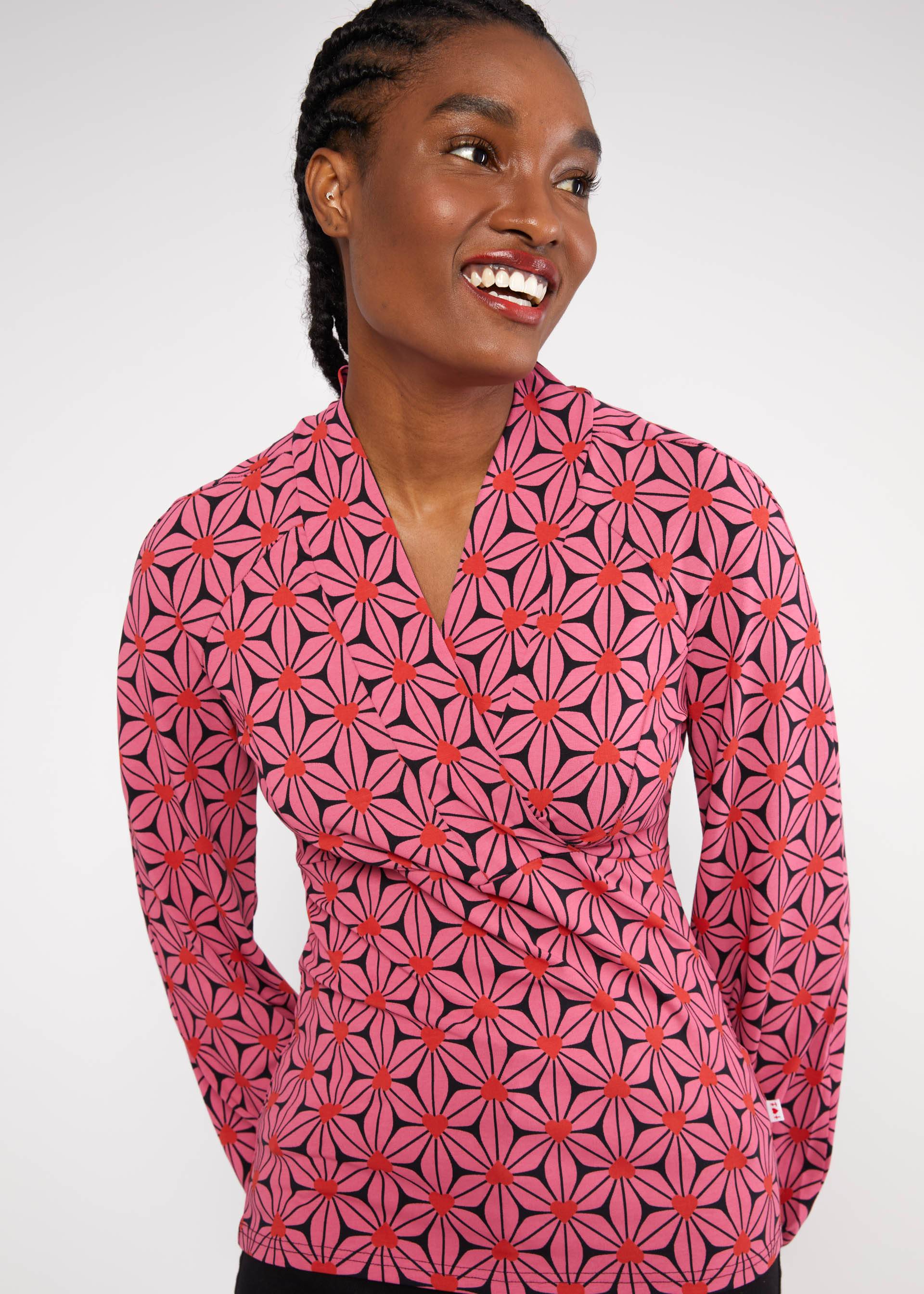 Jersey Top Whispering serenity, love and affection, Tops, Pink