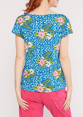 Shirt Frilly Crew, tropical hibiscus leo, Shirts, Blau