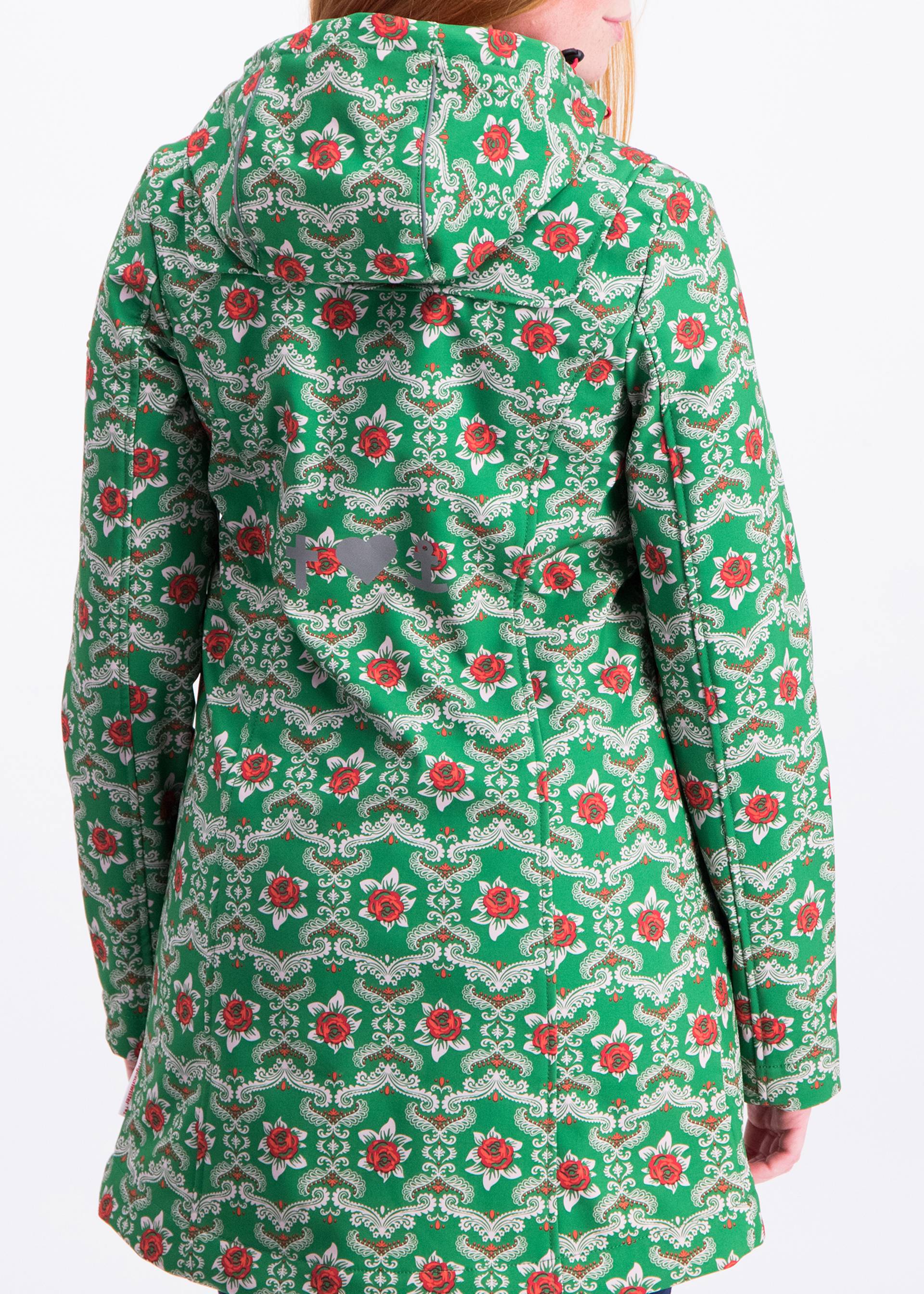 Softshelljacke wild weather long anorak, highnoon saloon, Jacken & M&auml;ntel, Gr&uuml;n