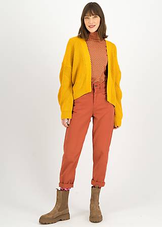 Cardigan Highway to my Heart, jaune dore, Knitted Jumpers & Cardigans, Yellow